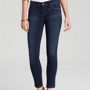 Free People Roller Skinny Dark Wash Jeans Size 25